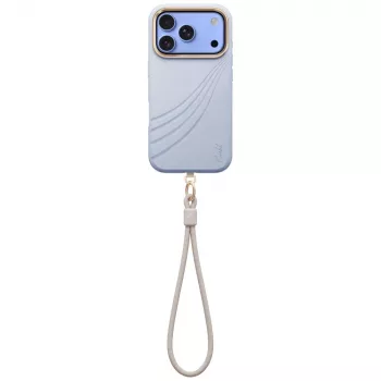 Husă UNIQ Coehl Serina pentru iPhone 18 Pro / 17 Pro, încărcare magnetică, albastru