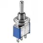 Comutator basculant miniatural Goobay ON-OFF-ON cu lame de lipit