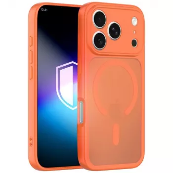 Husă 3mk Misty MagCase pentru Apple iPhone 17 Pro / 18 Pro, portocaliu (3M009487)