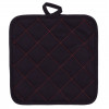 Suport termorezistent pentru oale Asi Collection XL, 20x20 cm, negru/roșu