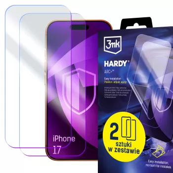 Folie de protecție 3mk Hardy ARC+ cu 4 straturi pentru Apple iPhone 17