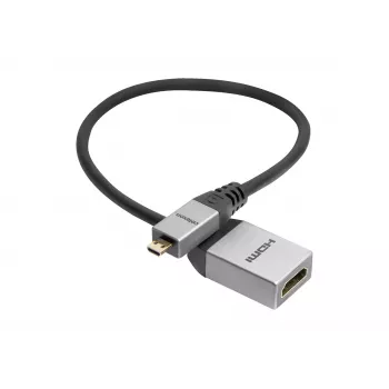Adaptor celexon Micro HDMI M/F cu Ethernet, 2.0a/b 4K, Professional Line