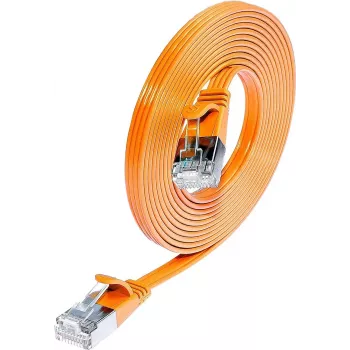 Wirewin Slim Cat6 U/FTP Patch Cable RJ45, 0.25 m, Orange