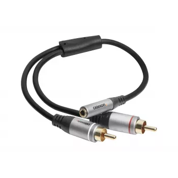 Adaptor audio celexon Professional 2x RCA la jack stereo M/F