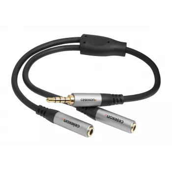 Adaptor audio celexon Professional jack stereo la 2x tată/mamă