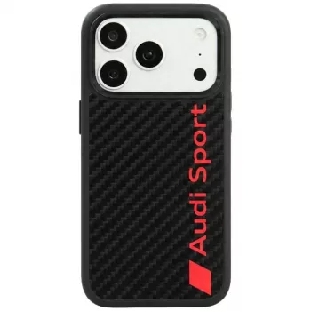 Husă Audi R8 Carbon Fiber MagSafe pentru iPhone 18 Pro / 17 Pro neagră