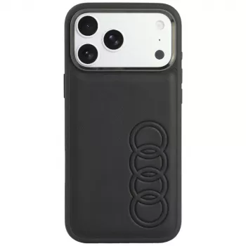 Husă Audi TT din piele sintetică MagSafe pentru iPhone 18 Pro Max / 17 Pro Max, neagră