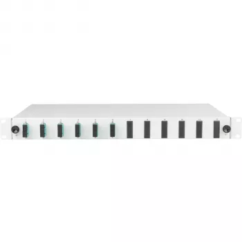 EFB Elektronik Pull-Out Splice Box SC 50/125 µm OM3, 12 Pigtails, 6 Couplers