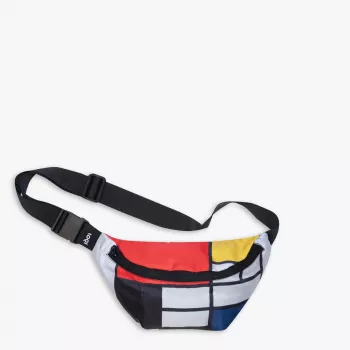 Borsetă LOQI Piet Mondrian – Composition with Red, Yellow, Blue and Black