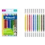 Carioci Pelikan Colorella Duo C407, culori asortate, 10 buc.