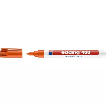Marker permanent edding 400, 1,0 mm, portocaliu