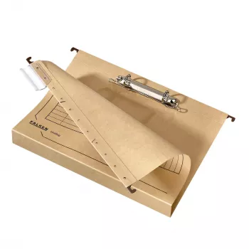Mapă suspendabilă Falken DIN A4, 4 cm, maro natron (11288156)