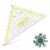 Echer de geometrie ARISTO cu mâner, 25,0 cm