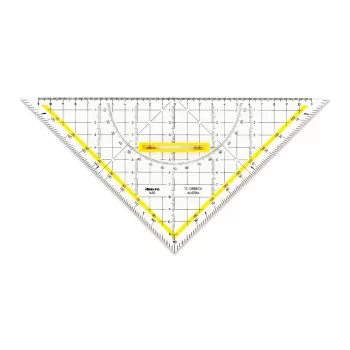 Echer de geometrie ARISTO cu mâner, 25,0 cm