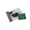 FolderSys snap closure bag, transparent, 9.50 x 13 cm