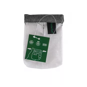 FolderSys snap closure bag, transparent, 9.50 x 13 cm