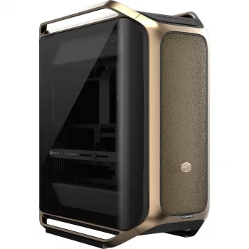 Carcasă PC Cooler Master COSMOS Alpha Gold C700-GGNN-S00, auriu/neagră, sticlă călită
