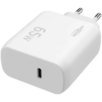 Încărcător USB Ansmann Home Charger HC165PD, 1x USB-C, PPS, PD, Quick Charge, 65 W, alb