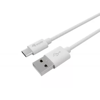 Cablu USB-A la USB-C 2.0 Equip 128847, 3 A, 1 m, alb