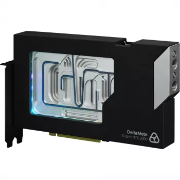 Bloc de apă pentru GPU Thermal Grizzly DeltaMate pentru Suprim 5090, negru/argintiu