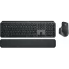 Set tastatură și mouse Logitech MX Keys S Combo 920-011613, wireless RF + Bluetooth, QWERTY UK English, grafit
