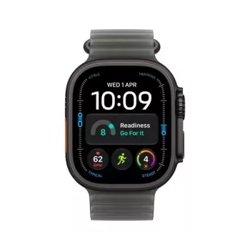 Smartwatch Apple Watch Ultra 4, GPS + Cellular, 49 mm, negru, Ocean Band negru translucid