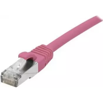 Cablu patch Cat 6A S/FTP (PiMF) Exertis Connect, 0,5 m, roz