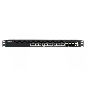 Switch de rețea QNAP QSW-M5218P-6F12T managed L3 PoE, 12 x 10G Ethernet RJ-45, rack 1U