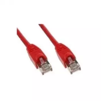 Cablu patch Tecline S-STP (PIMF) Cat 6, 7,5 m, roșu, cu protecție anti-îndoire extraplată