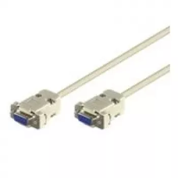 Cablu serial D-SUB Goobay 50547, RS-232 mamă (9 pini) la RS-232 mamă (9 pini), 2 m, gri