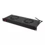 Unitate de ventilatoare LogiLink FAU102B 19″, 2 ventilatoare, cu întrerupător, 1HE, negru