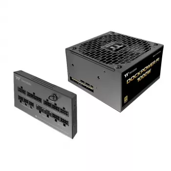 Sursă de alimentare Thermaltake Dockpower FI 1000W, 80 PLUS Gold, modulară, neagră