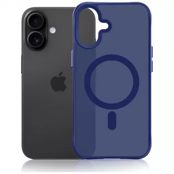 Husă 3mk Smoke MagCase pentru Apple iPhone 17, albastru