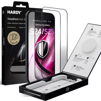 Folie de protecție ecran 3mk DeepBlack Anti-Reflective Glass pentru Samsung Galaxy S24/S25