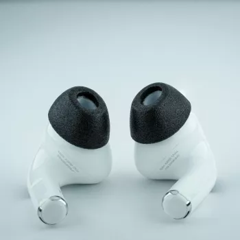 Bureți Comply MAX pentru AirPods Pro, negru, mari (L)