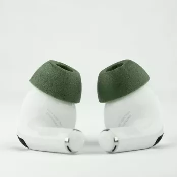 Bureți Comply MAX pentru Apple AirPods Pro Gen 1 & 2, Electric Pine, mari (L)