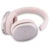 Căști wireless Guess Metallic Script Logo ENC, roz