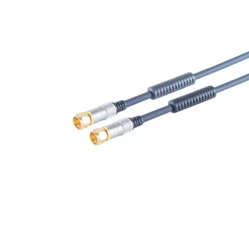 Home-Cinema 80095MHQ Professional SAT cable, 5 m, F plug to F plug, RG59U