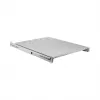 EFB Elektronik 691651NAGR.68 19″ 1U pull-out shelf, installation depth 378–612 mm, 30 kg, RAL 7035