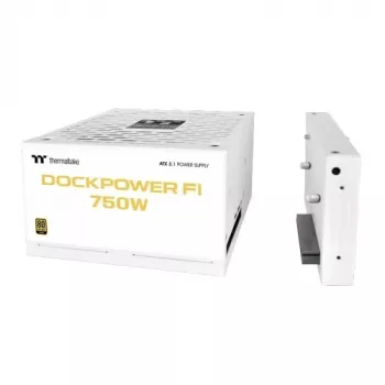 Sursă PC Thermaltake Dockpower FI 750W, 80 PLUS Gold, modulară, alb