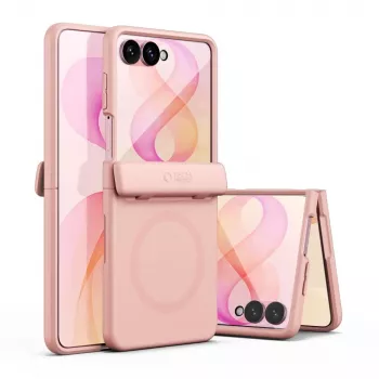 Husă Tech-Protect Kevlar Aura MagSafe pentru Galaxy Z Flip 8, roz