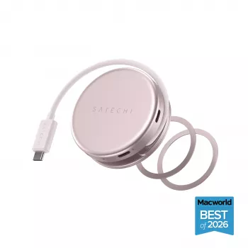Adaptor multiport 5 în 1 Satechi OntheGo ST-POTG5P, Blush