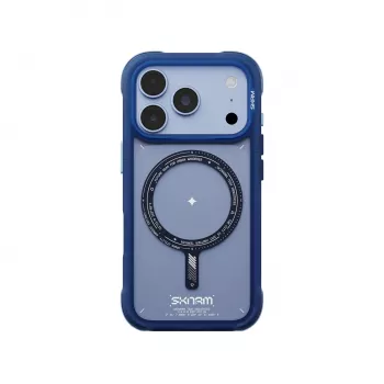 Husă Skinarma Avion MagSafe Skin000476 pentru iPhone 18 Pro / 17 Pro, albastru