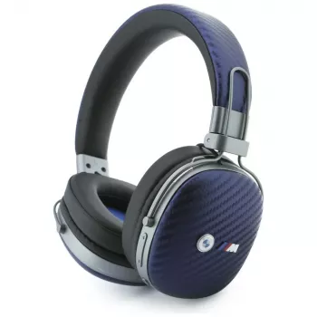 Căști Bluetooth ENC BMW Carbon Metal Parts and Logos, BMW001277, bleumarin