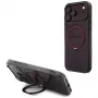 Husă Mercedes AMG IML Double Layer Urban Line cu suport inel, MagSafe, pentru iPhone 18 Pro Max / 17 Pro Max, bordo