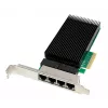 Adaptor de rețea pentru server ALLNET ALL0145-4-2.5G-TX PCIe x4 cu patru porturi 2.5 Gigabit, cupru RJ45