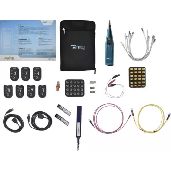 Kit profesional de accesorii Softing IT Psiber CableMaster PROF_ACC_KIT, set de cabluri/adaptoare, rețea, telefon, 0,5 m, duplex