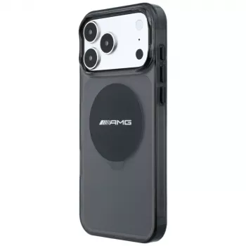 Husă Mercedes AMG00131 pentru iPhone 18 Pro Max / 17 Pro Max, IML Transparent Bicolor Block, MagSafe, neagră