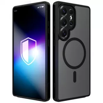 Husă 3mk Misty MagCase pentru Samsung Galaxy S25 Ultra, neagră