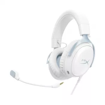 Căști gaming HyperX Cloud III, alb-albastru, DF7F1AA